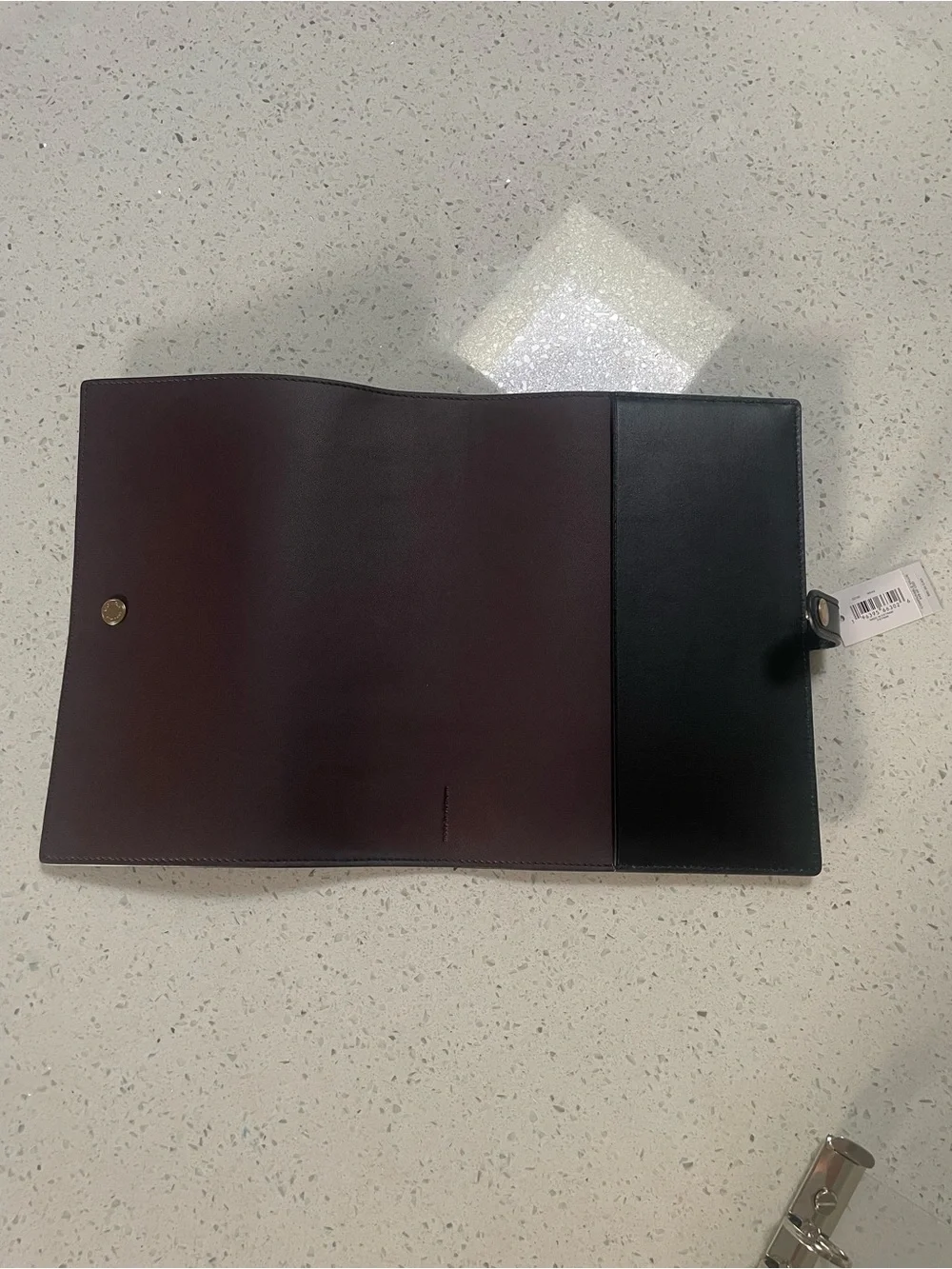 Coach leather planner